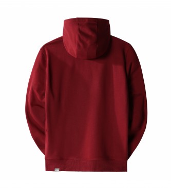The North Face Sweatshirt M Drew Peak maroon