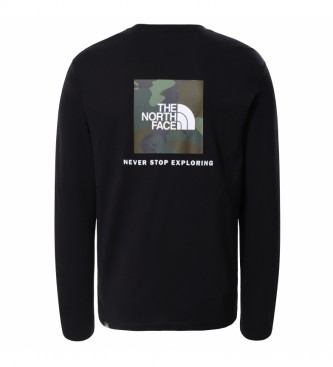 The North Face Red Box Long Sleeve T-Shirt black
