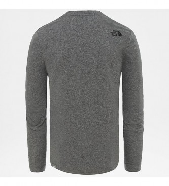 The North Face Ls Simple Dome T-shirt grey