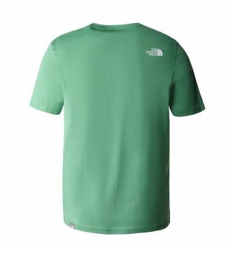 The North Face T-shirt verde fcil