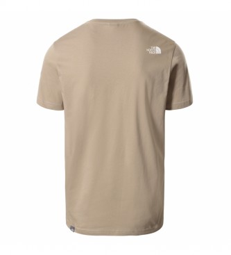The North Face Camiseta Simple Dome bege