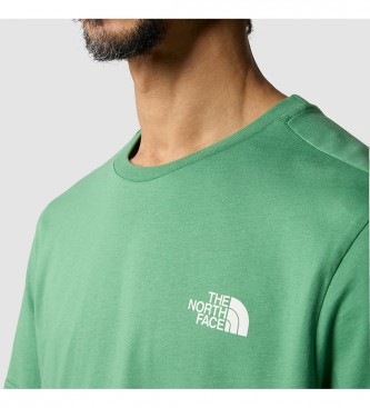 The North Face T-shirt semplice cupola verde