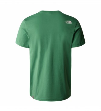 The North Face T-shirt semplice cupola verde
