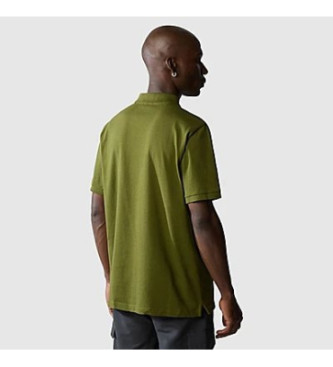 The North Face Polo in Piquet Verde