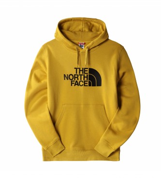 The North Face Drew Peak mustard sweatshirt M