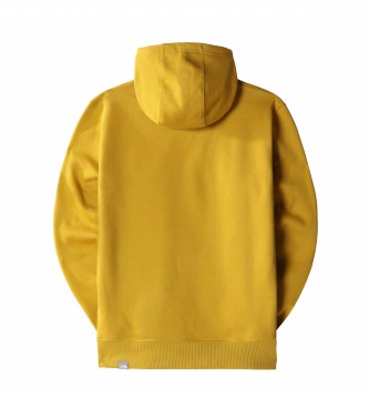 The North Face Drew Peak mustard sweatshirt M