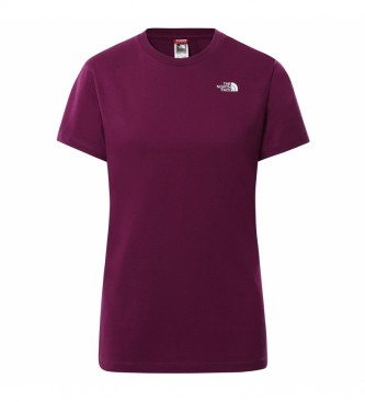 The North Face Simple Dome T-Shirt Short Sleeve purple