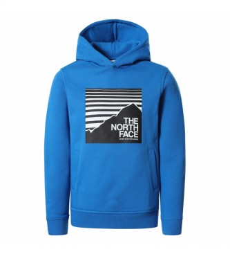 The North Face New Box Crew Hoodie bleu