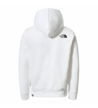 The North Face New Box Crew Hoodie blanc 