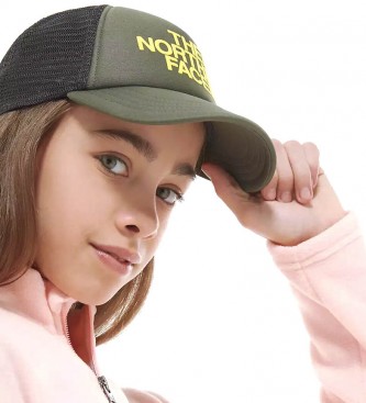 The North Face Cappellino con logo per ragazzi cachi, nero