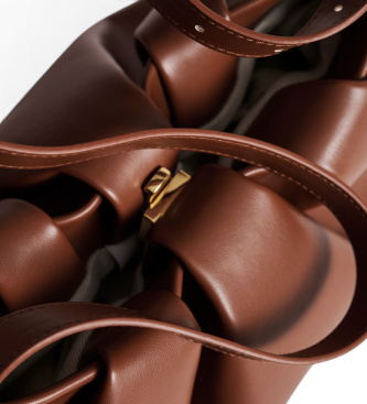 THEMOIRè Athenea Bucket Vegan sac à main marron