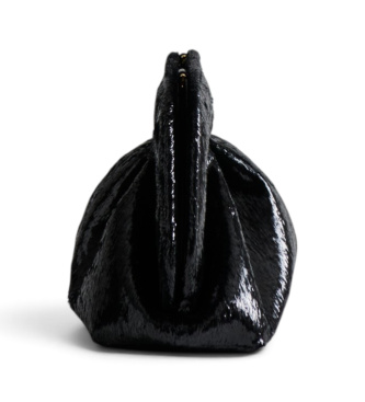 THEMOIRè Bios Small Soft Lurex bag black