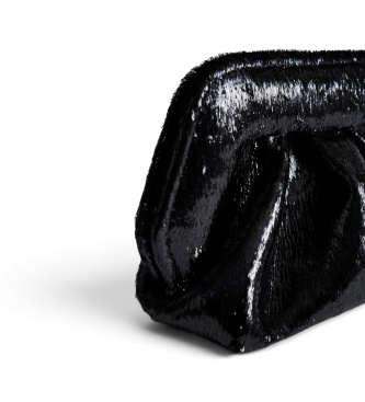 THEMOIRè Bios Small Soft Lurex bag black