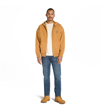 Timberland Felpa con cappuccio gialla