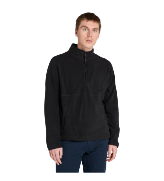 Timberland Black 1/4 zip fleece