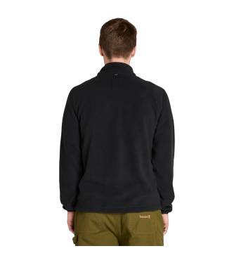 Timberland Black 1/4 zip fleece
