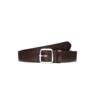 Timberland Riem met bruin gevlochten detail
