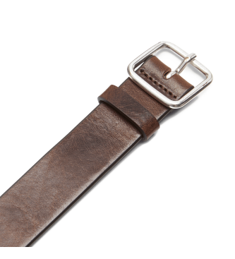 Timberland Riem met bruin gevlochten detail