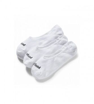 Timberland Confezione da 3 Core Invisible Sock W Gripper bianco