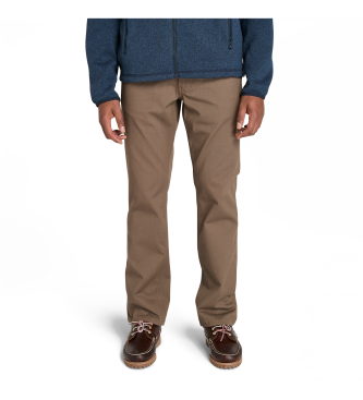 Timberland Pantaloni marroni Sandown a 5 tasche