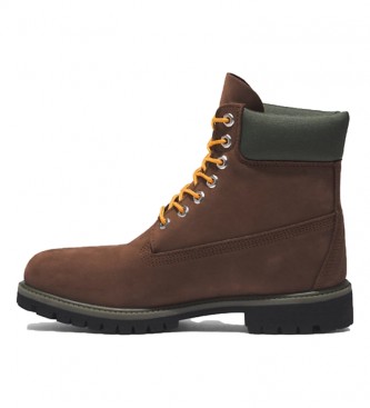 Timberland 6 Inch Premium dark brown leather boots