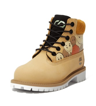 Timberland Botas de couro 6-Inch Premium amarelo