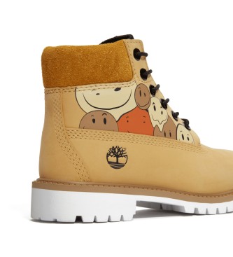 Timberland Botas de couro 6-Inch Premium amarelo