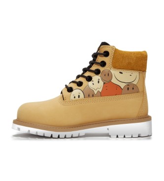 Timberland 6-calowe wodoodporne skórzane buty premium żółte