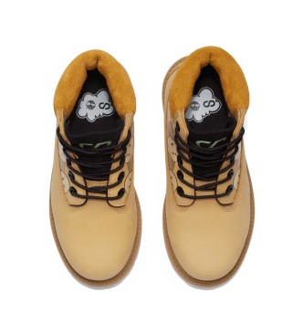 Timberland 6-calowe wodoodporne skórzane buty premium żółte