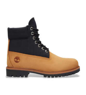 Timberland Wodoodporne buty skórzane 6 cali Heritage żółte, czarne  