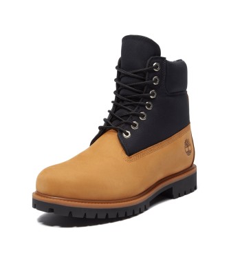 Timberland Wodoodporne buty skórzane 6 cali Heritage żółte, czarne  