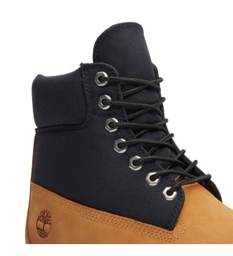 Timberland Wodoodporne buty skórzane 6 cali Heritage żółte, czarne  