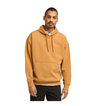 Timberland Sweatshirt mit Kapuze und Logo auf dem Rcken gelb