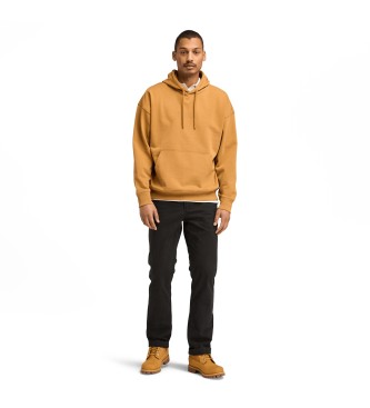 Timberland Sweatshirt mit Kapuze und Logo auf dem Rcken gelb