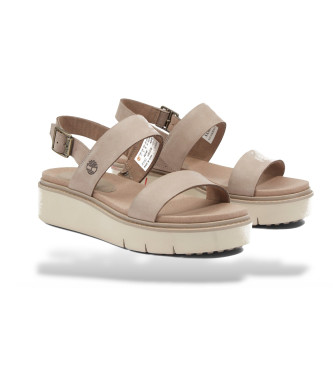 Timberland Sandały z paskiem z tyłu w kolorze taupe