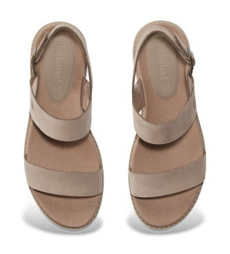 Timberland Sandały z paskiem z tyłu w kolorze taupe