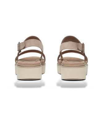 Timberland Sandały z paskiem z tyłu w kolorze taupe