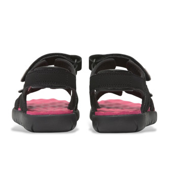 Timberland Perkins Row Double Strap Sandals Black