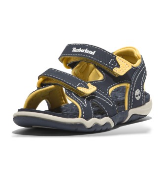 Timberland Adventure Seeker leather sandals with heel strap blue