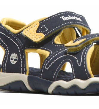 Timberland Adventure Seeker leather sandals with heel strap blue