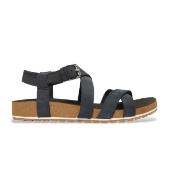 Timberland Sandales en cuir Malibu Waves avec talon noir