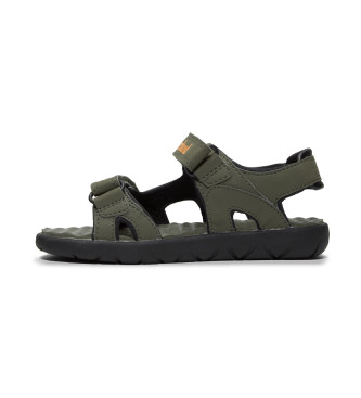 Timberland Perkins Row Grn Leder Fersenriemen Sandalen