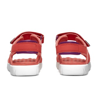 Timberland Perkins Row Red Heel Strap Sandals