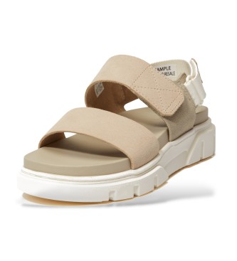 Timberland Greyfield Backstrap beige leather sandals