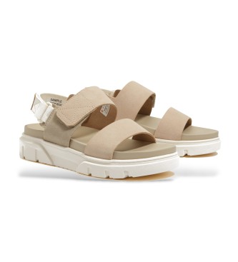 Timberland Greyfield Backstrap beige leather sandals