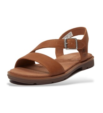 Timberland Calista Bay bruin leren sandalen