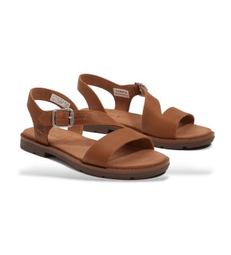 Timberland Calista Bay brown leather sandals