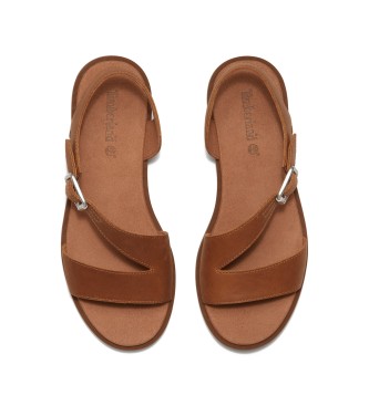 Timberland Calista Bay brown leather sandals