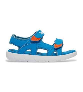 Timberland Perkins Row leren sandalen met hielbandje blauw