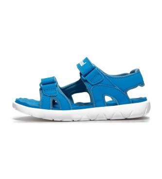 Timberland Perkins Row leren sandalen met hielbandje blauw